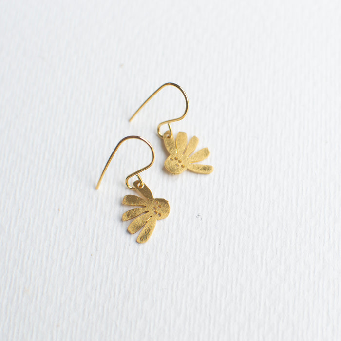 SALE26 - FLORA - Daisy earhooks