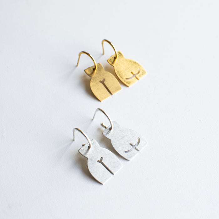 GUSTA duo Body EARHOOPS (medium)