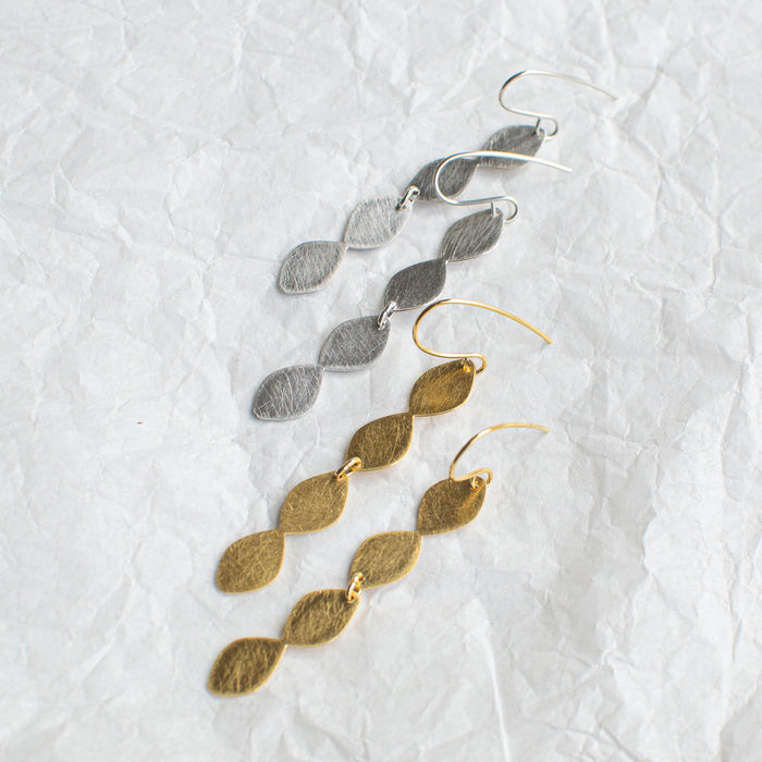Fragments - long earhooks -  My kind of sustainability