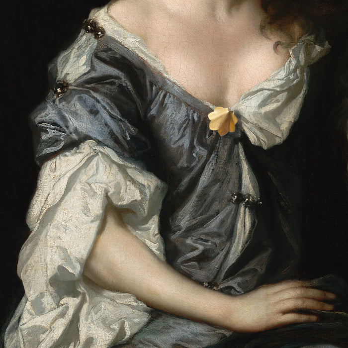 Milla - vrouwenmantel - Broche