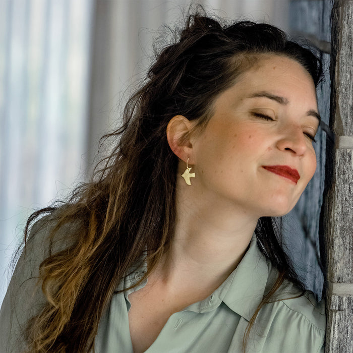 Jeanne - Oiseau petit earhoops