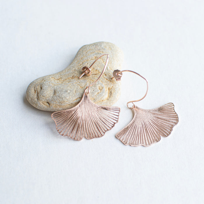 Happy Things - Ginkgo statement earhooks