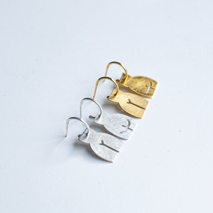 GUSTA duo Body EARHOOPS (medium)