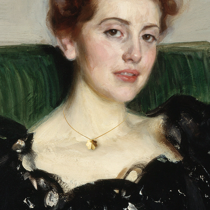 Milla- vrouwenmantel- Halssnoer