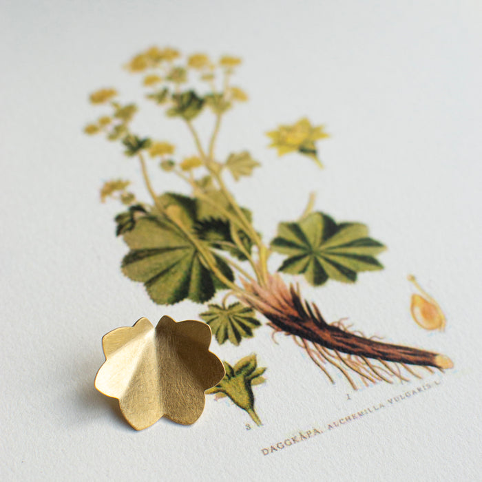 Milla - vrouwenmantel - Broche