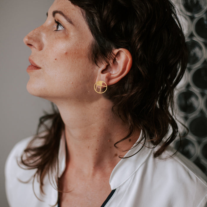 InterBelle - Windows -Assymetric earstuds