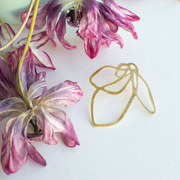 FLORA statement flower Lily - broche