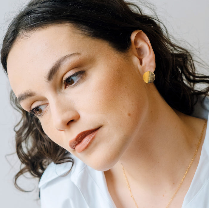 Happy Things - Moon small earstuds