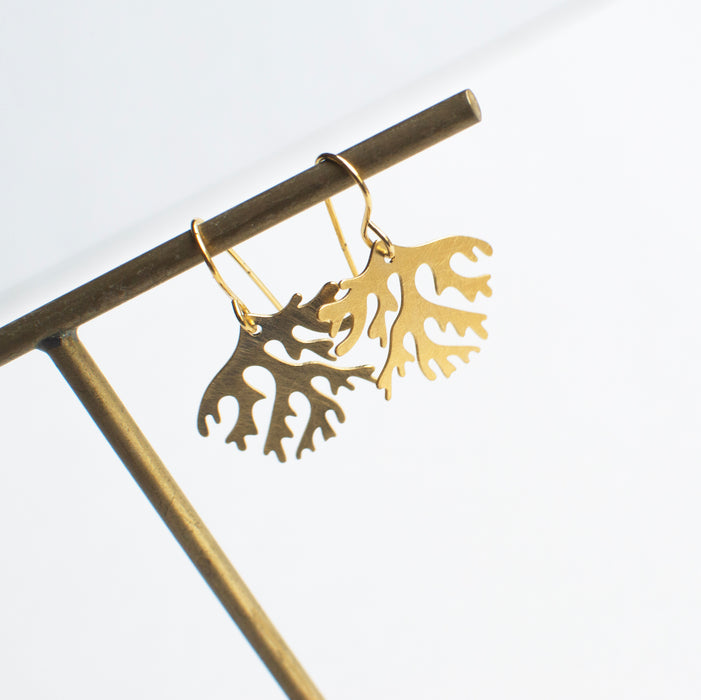 SALE26 - SEA ME - Seaweed statement earstuds