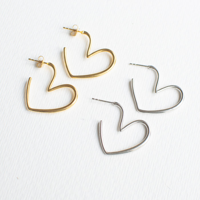 SALE26 - Happy Things - Heart hoops
