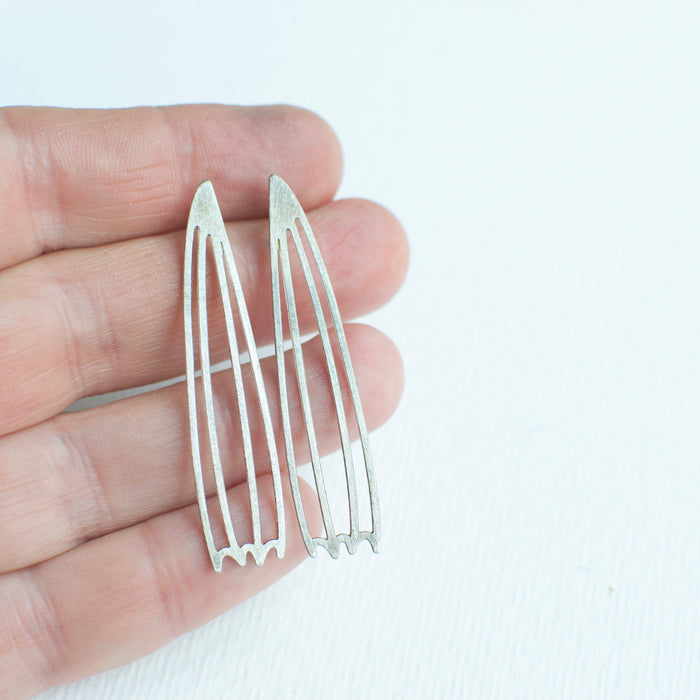 SALE26 - FLORA - papaver earstuds