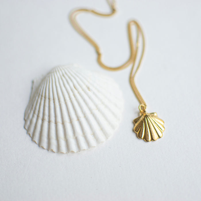 SEA ME - seaweed scallop halssnoer