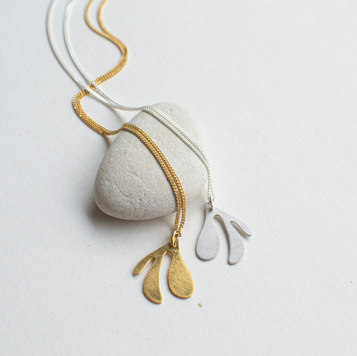 SIREN - seaweed earstuds