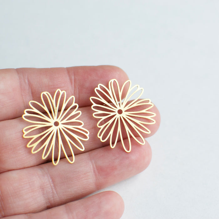 Sun Flower earstuds