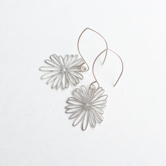 Sun Flower earhooks