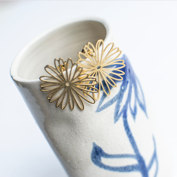 Sun Flower earstuds