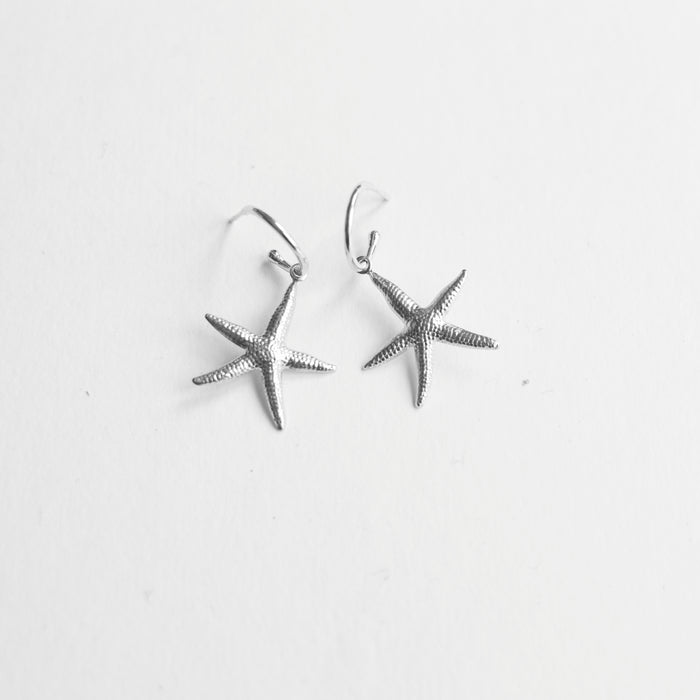 SEA ME - Starfish earhoops -LAST PIECES
